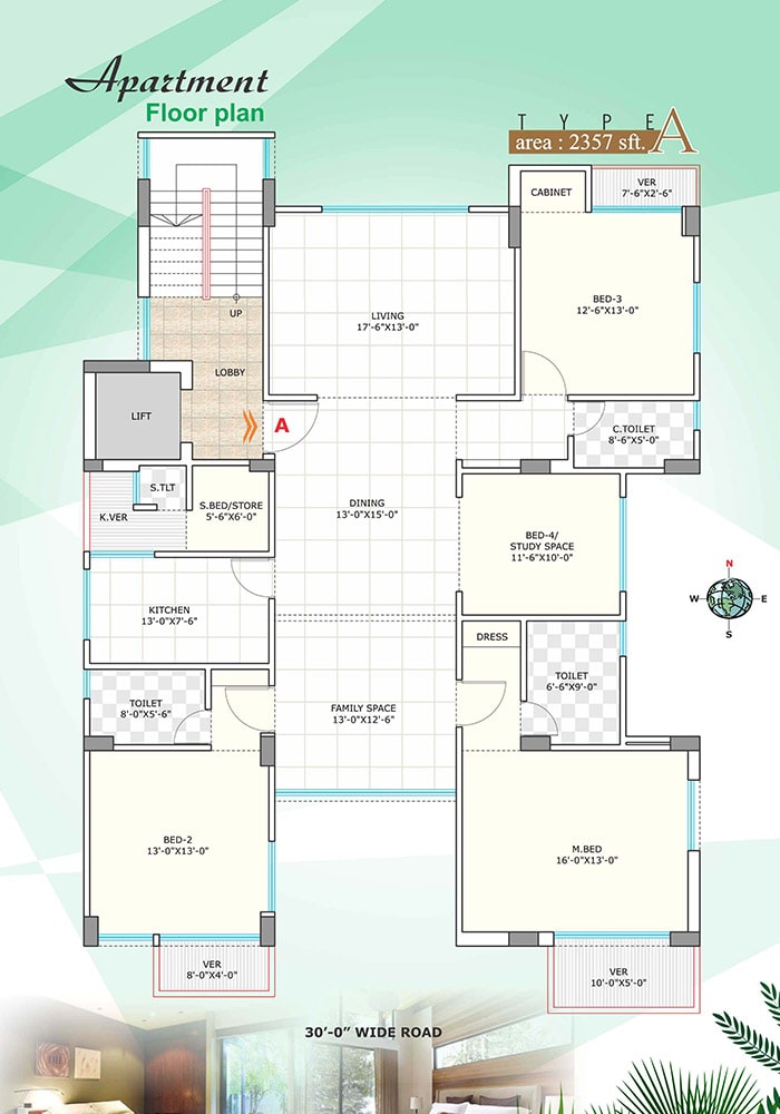 Assure Bithi Bihongo Apartment Floor Plan