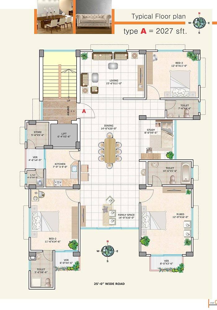 Assure Dokhin Hawa Typical Floor Plan Type-A
