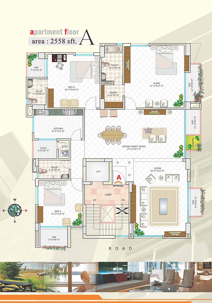 Assure Lake Breeze Apartment Floor Plan