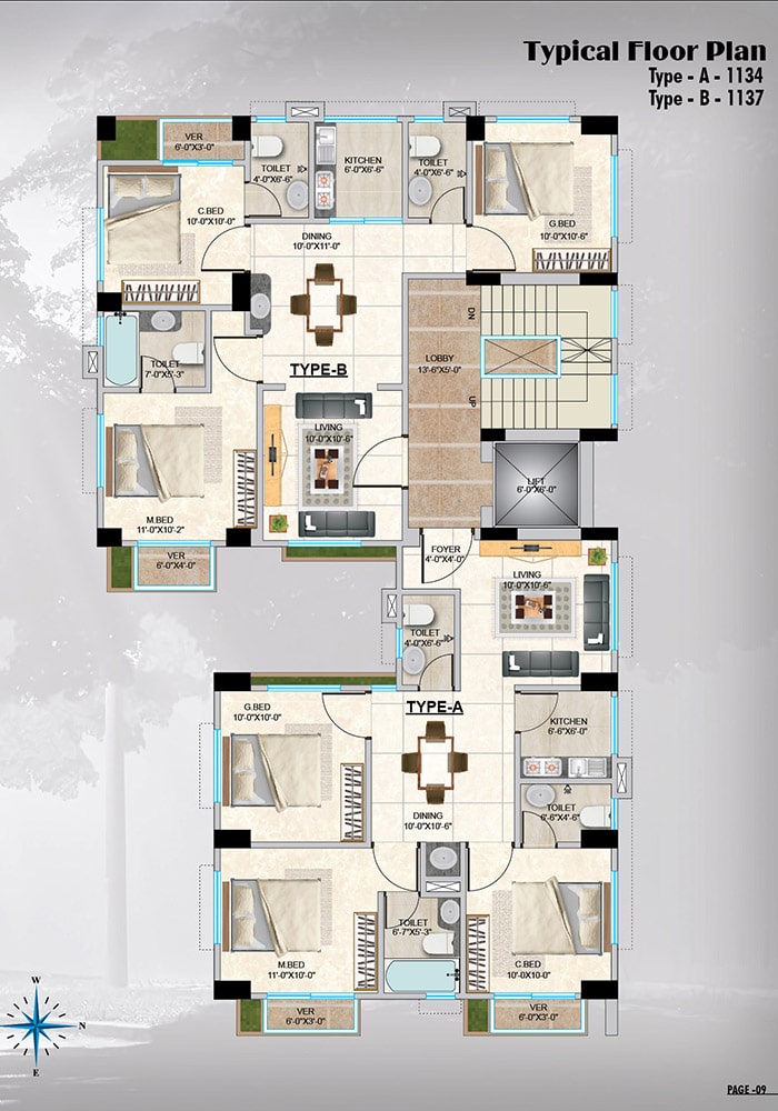 Assure Matrichaya Typical Floorplan