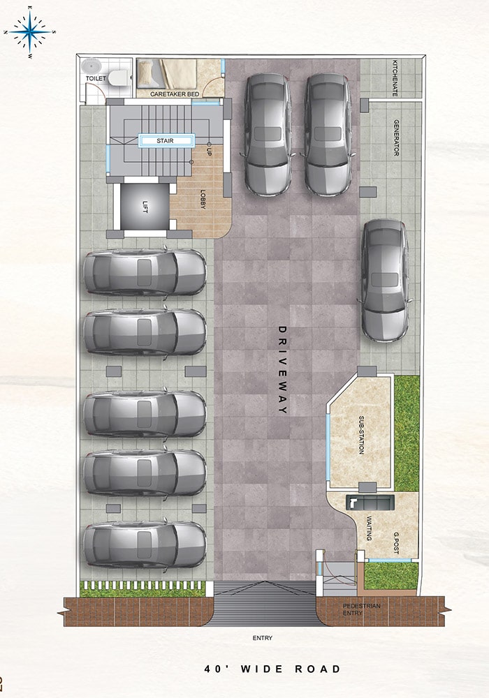 Assure Q.H. Villa Ground Floor Plan