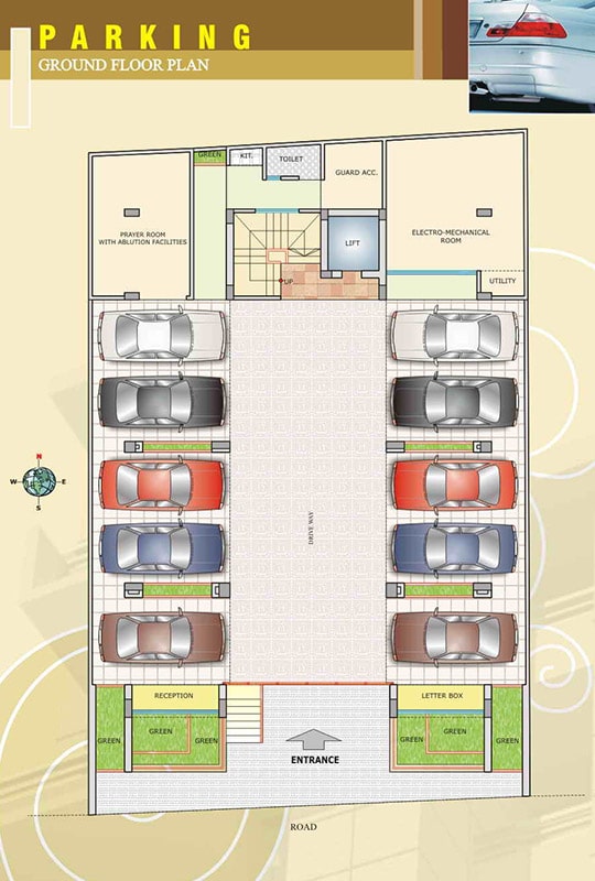 Assure Siddiqa Garden Ground Floor Plan