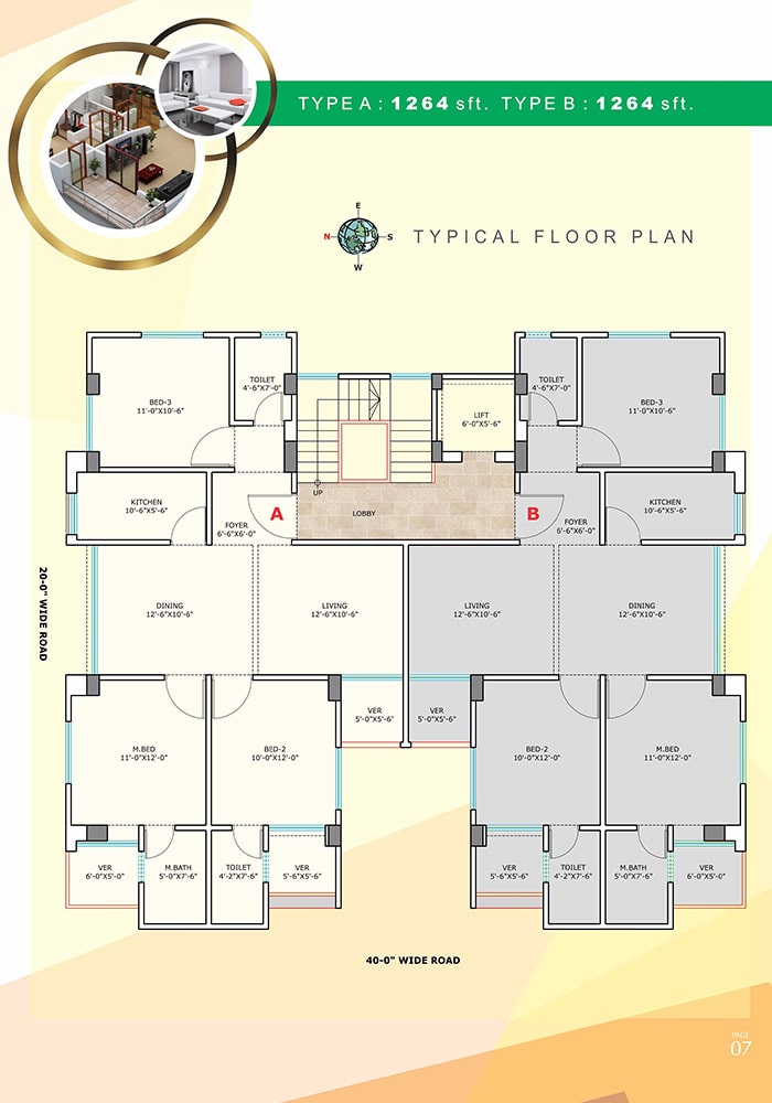 Assure Willows Typical Floor Plan Type-A