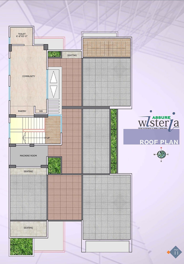 Assure Wisteria Roof Top Plan