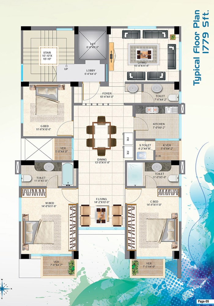 Mohsin Assure Rupantar Typical Floor Plan