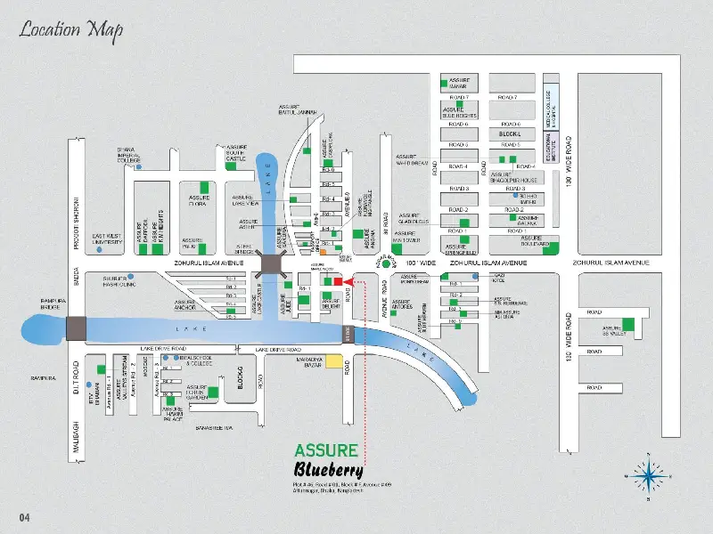 Assure Blueberry Location Map